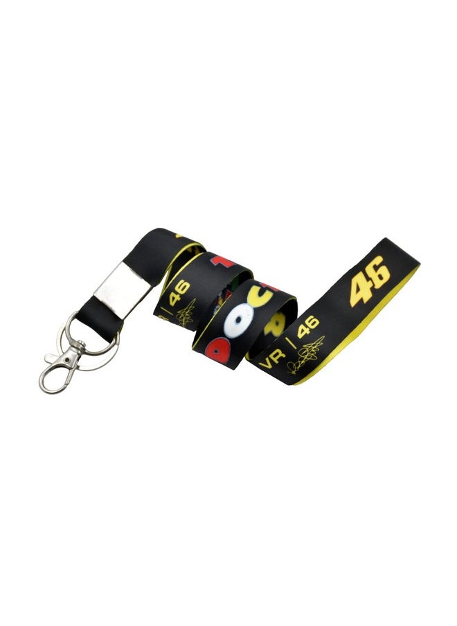 TechPro Fashion Arsenal Fabric Id Tag With Hook Blue Color 42 Cms Keychain Lanyard  - Image 5
