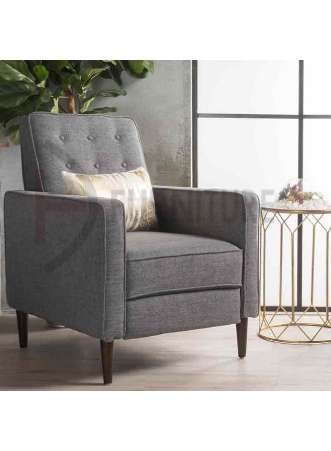 DIVINE FURNITURE Livingroom Fabric Club Armchair - Image 1