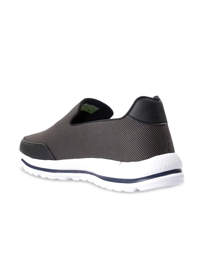 باكا بوتشي Black Slip-On Sneakers for Men