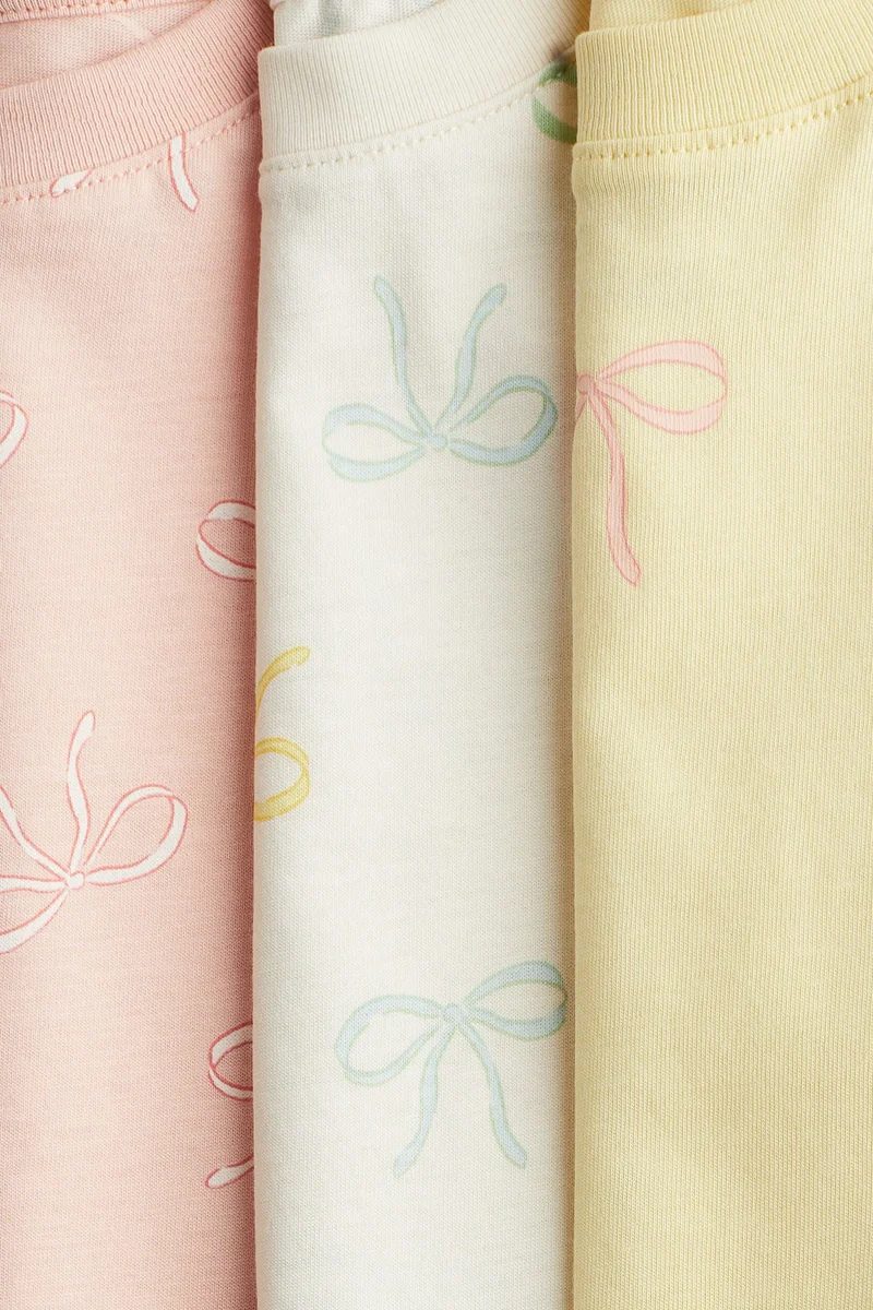 اتش اند ام 3-pack printed jersey tops