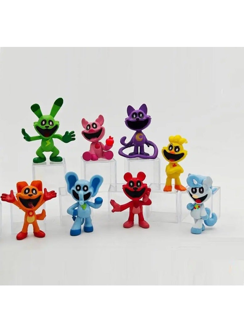 8pc Catnap Catnat Game Figures PVC Model Smiling Critters Figuras Model Toys - Image 2