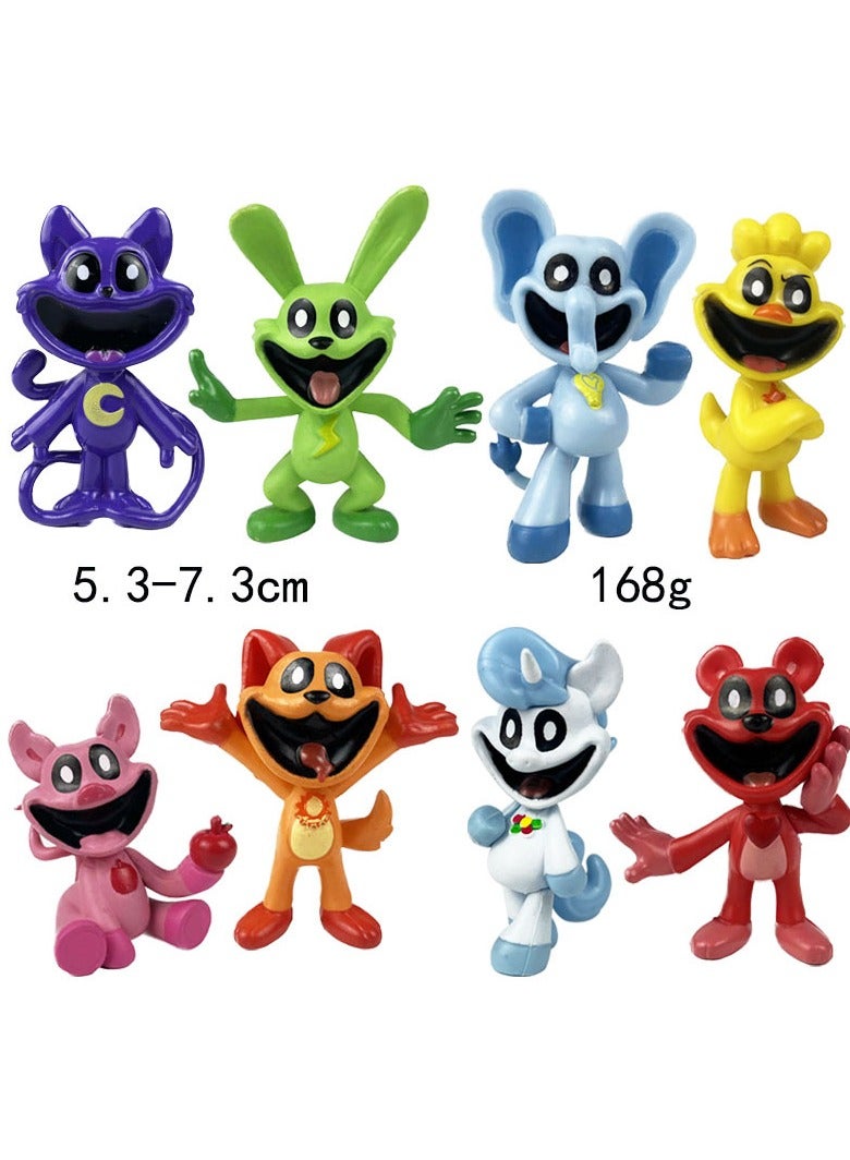 8pc Catnap Catnat Game Figures PVC Model Smiling Critters Figuras Model Toys - Image 1