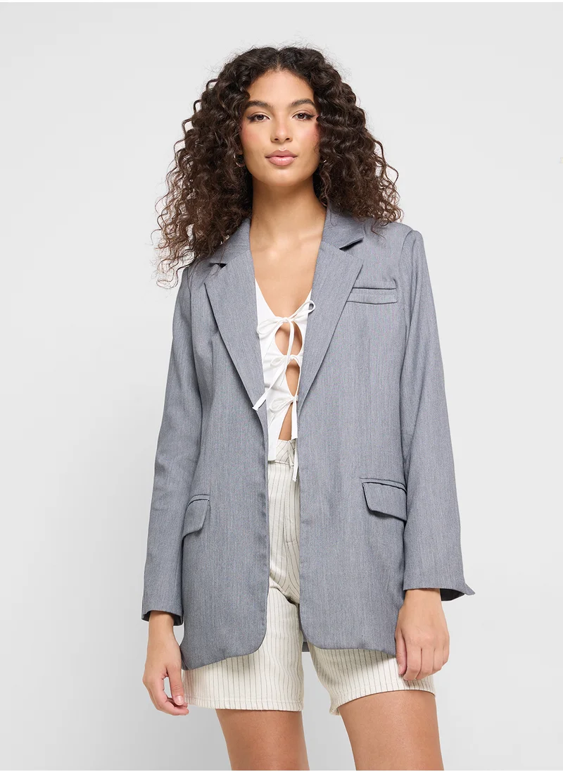 جينجر Longline Tailored Blazer