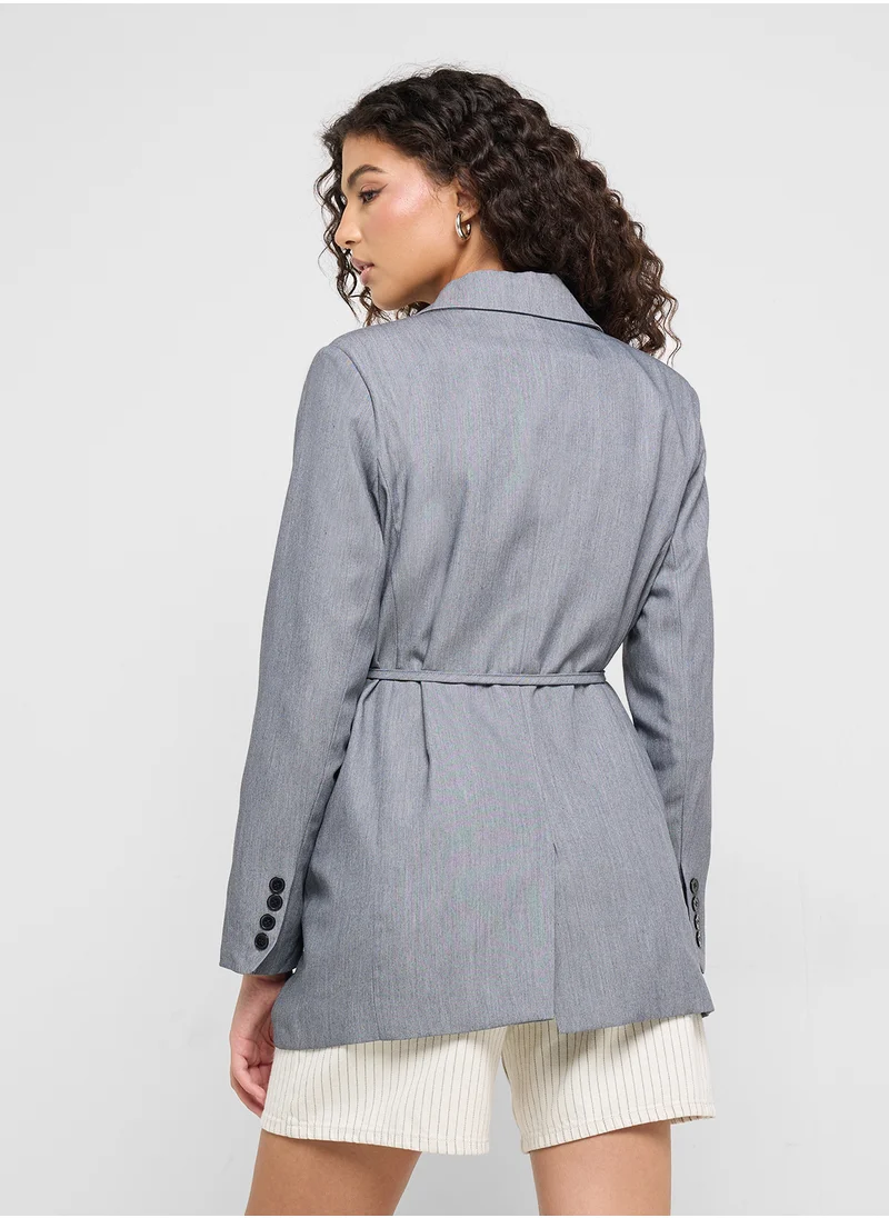 جينجر Longline Tailored Blazer