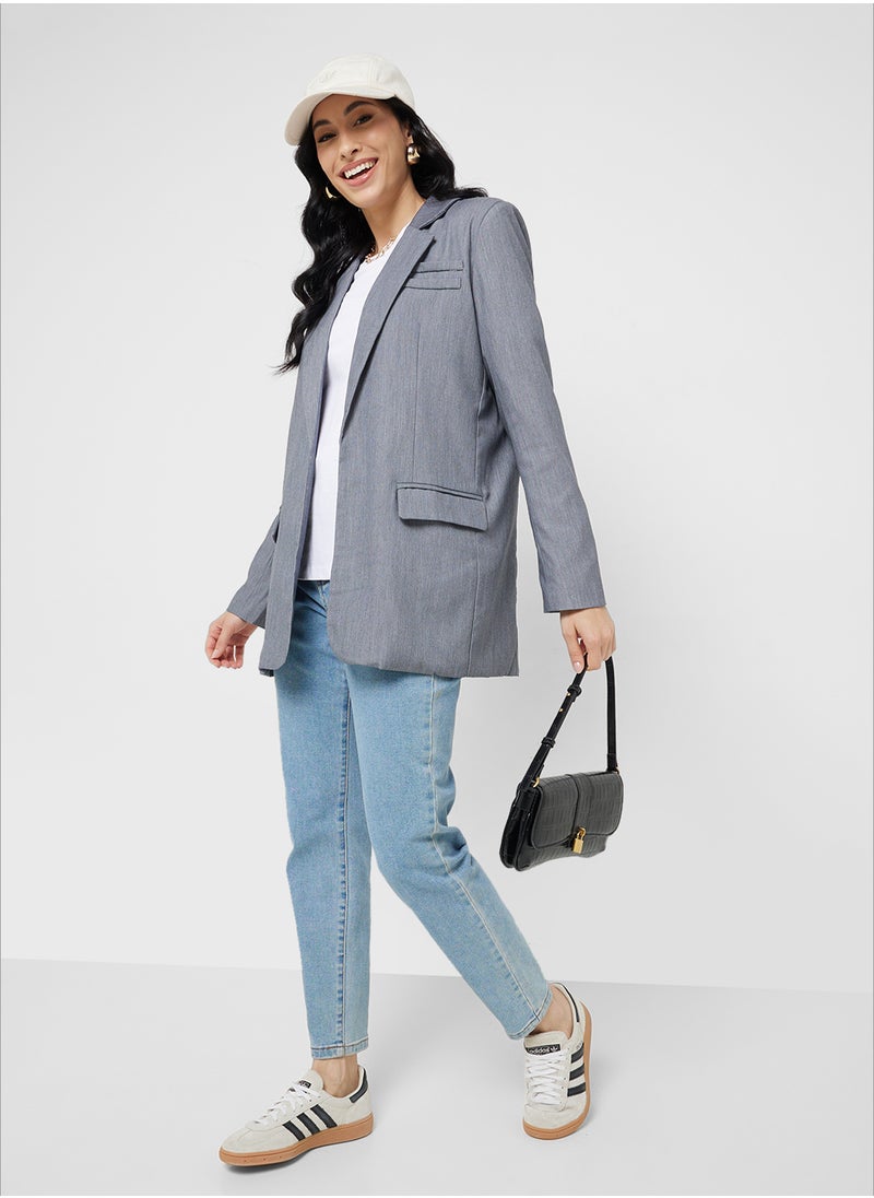 Ginger Longline Tailored Blazer  - Image 4