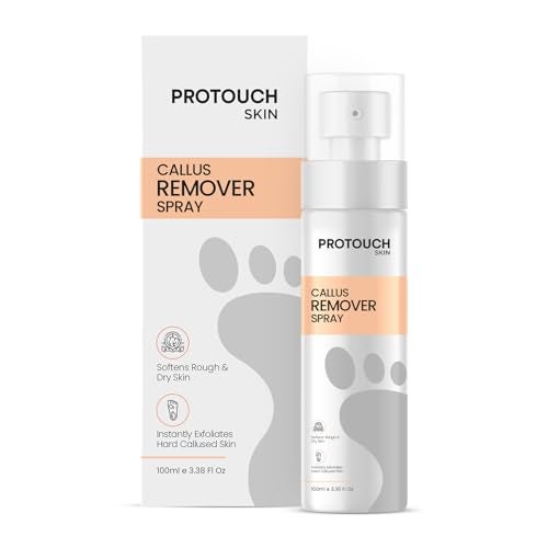 PROTOUCH Callus Remover Spray | Natural Exfoliation with Green Tea Extract and Aloe Vera Extract | Nourishing Coconut Oil & Olive Oil | Instantly Smooth, Soft Feet | 100ml - Image 1