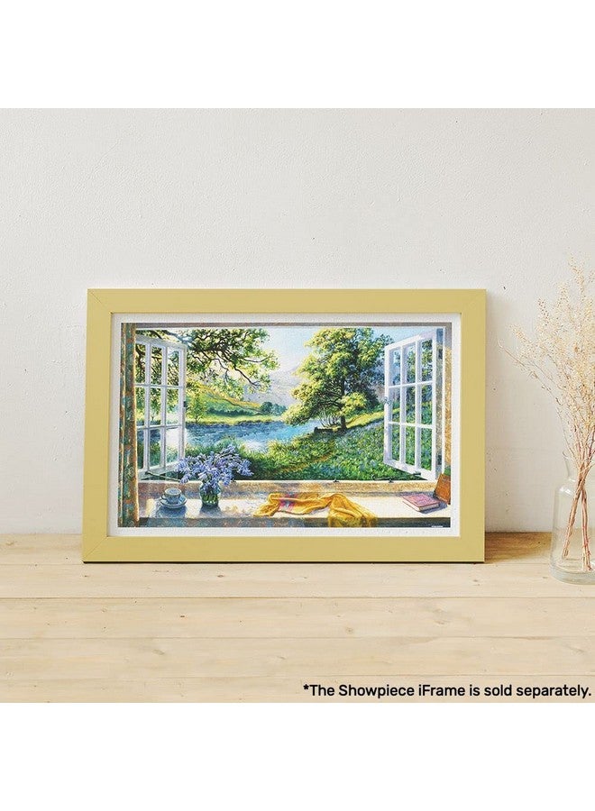 Pintoo ألغاز للبالغين 1000 قطعة ستيفن داربيشير زهور زرقاء جميلة لغز بلاستيكي لتزيين المنزل صفر غبار تخزين سهل [H2198] - Image 3