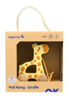 TOOKY TOY MY FOREST FRIENDS PULL ALONG - GIRAFFE  - Image 2