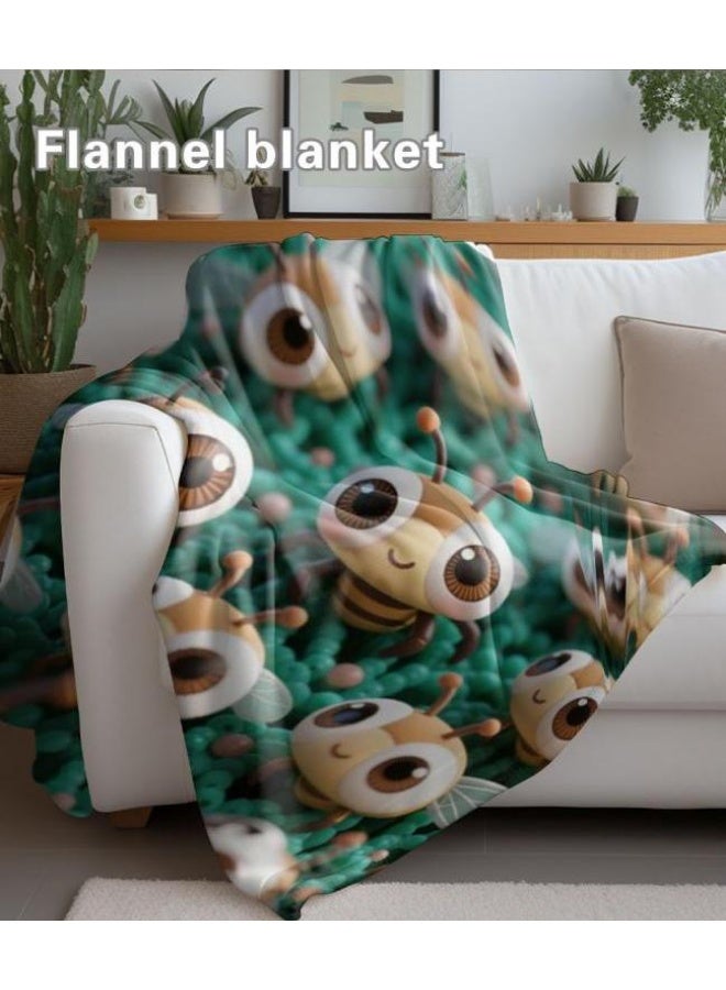 عام بطانية رقيقة من الفانيلا الكرتونية للأطفال والرضع (دافئة ومريحة، ومناسبة للنوم والألعاب) 70 سم * 100 سم - 719 - Image 5