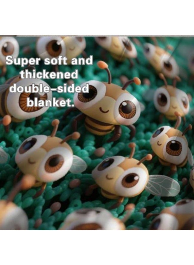 عام بطانية رقيقة من الفانيلا الكرتونية للأطفال والرضع (دافئة ومريحة، ومناسبة للنوم والألعاب) 70 سم * 100 سم - 719 - Image 4