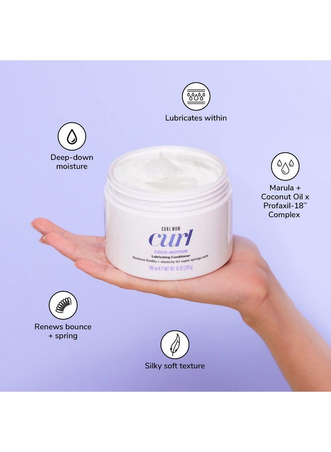 كولور واو بلسم مرطب كولور واو كورل واو كوكو موشن - بلسم خفيف الوزن يرطب الشعر بعمق على الفور للحصول على تجعيدات ناعمة كالحرير ومرنة ومرنة - Image 3