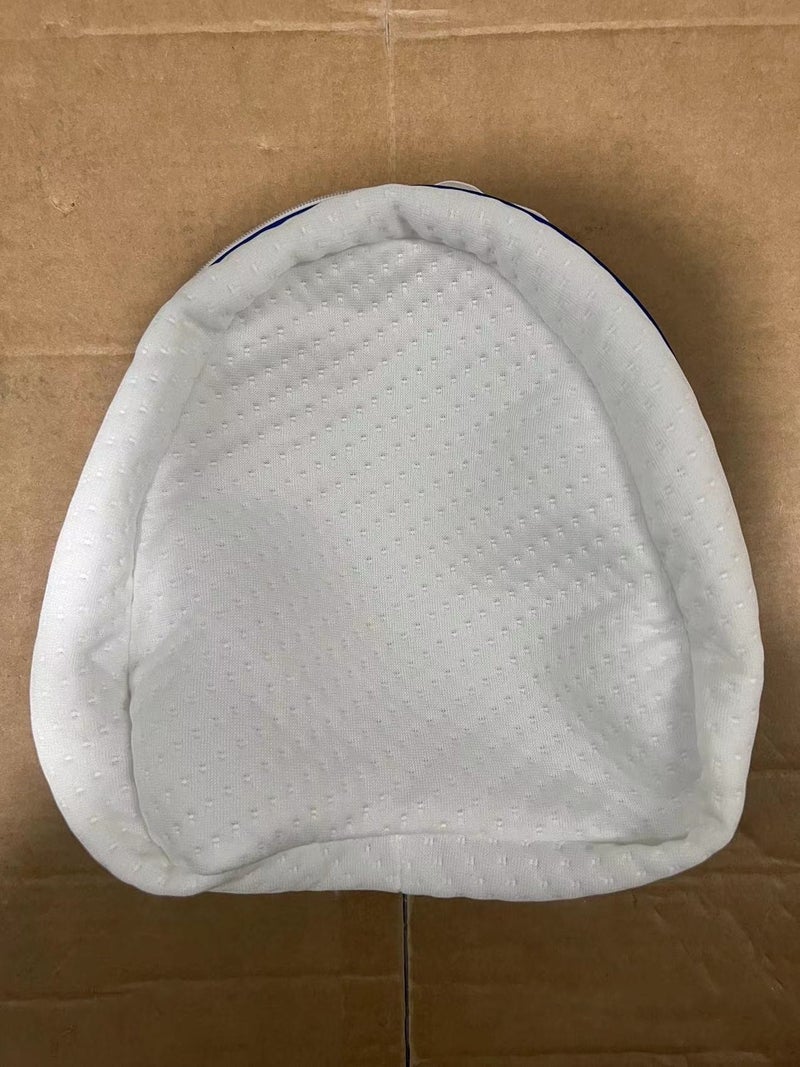 Memory Foam Leg Pillow for Pregnancy White pillowcase