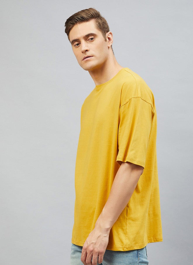 CHIMPAAANZEE Round Neck Cotton T-shirt - Image 3