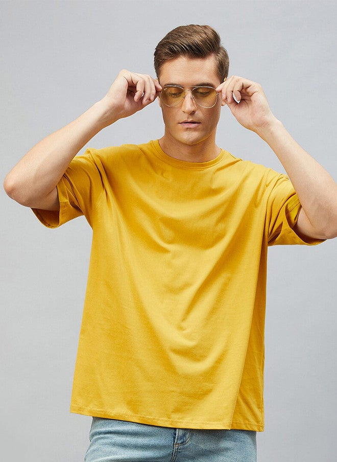 CHIMPAAANZEE Round Neck Cotton T-shirt - Image 1