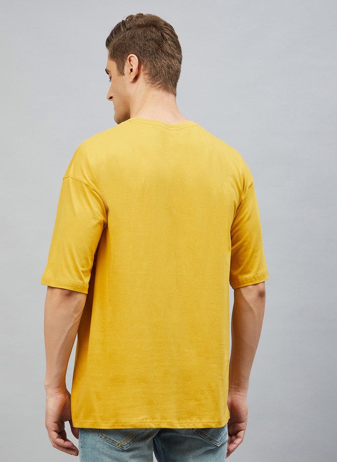 CHIMPAAANZEE Round Neck Cotton T-shirt - Image 4