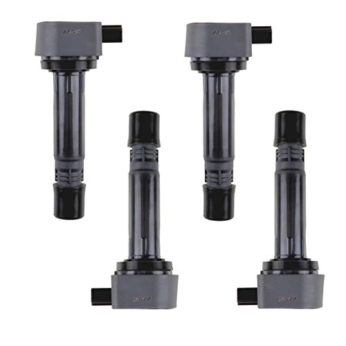 MAS Set of 4 Ignition Coils Pack Comaptible with Honda Civic 2006 2007 2008 2009 2010 2011 1.8L L4 Replacement for UF582 30520-RNA-A01 5C1637 C1580 - Image 1