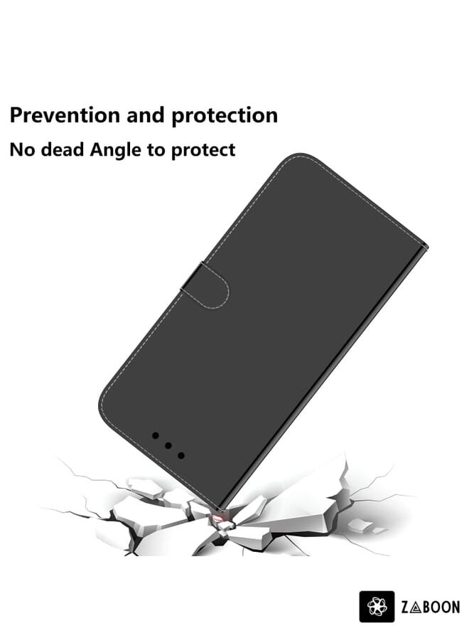 Protective Case For Infinix Hot 12i Imitated Mirror Surface Horizontal Flip Leather
