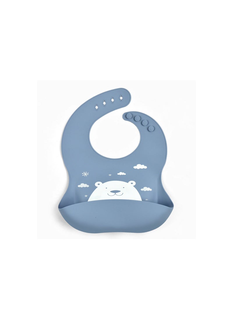 Loquat Silicone Cartoon Printing Baby Bib 