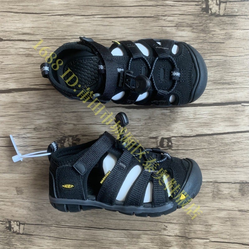 High Version Cohen Keen Children'S Shoes Lightweight Outdoor Sports Beach Sandals Boys And Girls Breathable Wading Shoes - Image 1