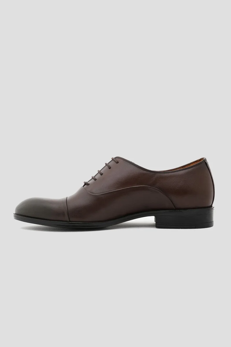 دي أس دامات D'S Groom Brown Classic Leather Shoes