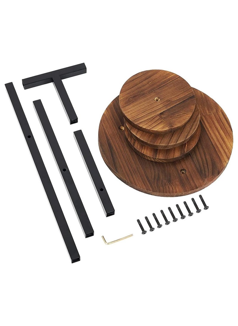 RATSAW 3 Tier Plant Stand Indoor, Wooden Corner Plant Shelf, Display Rack for Multiple Plants, Modern Style Planter Pot Holder, for Living Room Balcony Garden Patio  - Image 3