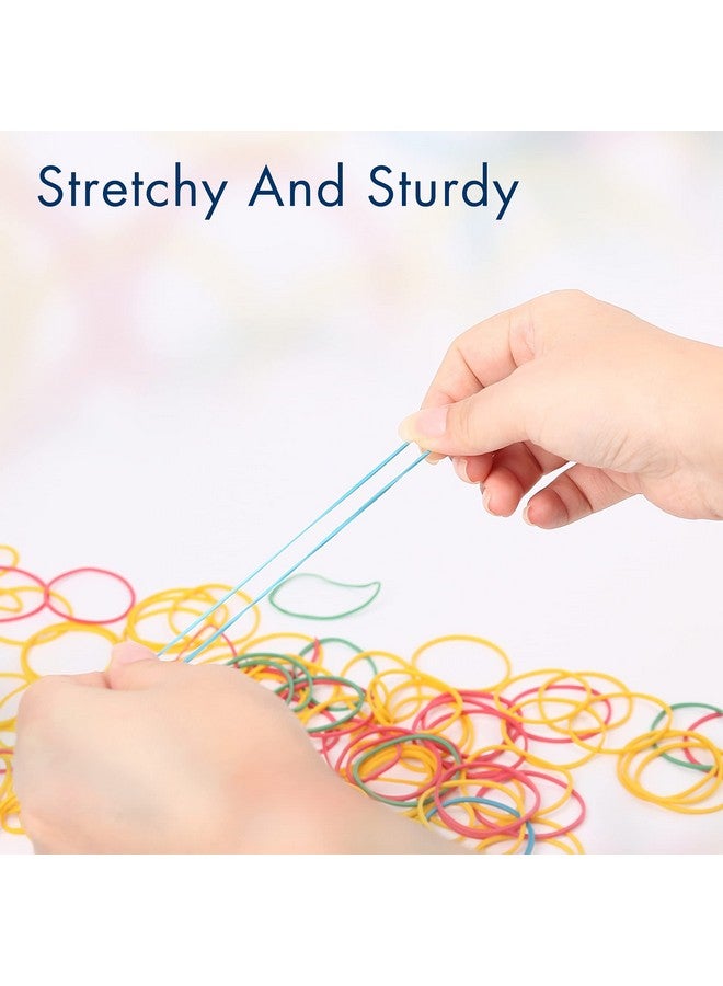 لوتفانسي أشرطة مطاطية، 600 قطعة، 1.77 بوصة (45 مم)، أشرطة مطاطية متينة قابلة للتمدد متعددة الألوان للصبغ التعادلي، اللوازم المكتبية - Image 4