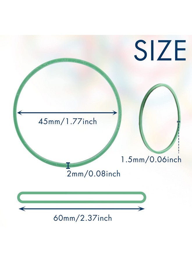 لوتفانسي أشرطة مطاطية، 600 قطعة، 1.77 بوصة (45 مم)، أشرطة مطاطية متينة قابلة للتمدد متعددة الألوان للصبغ التعادلي، اللوازم المكتبية - Image 2
