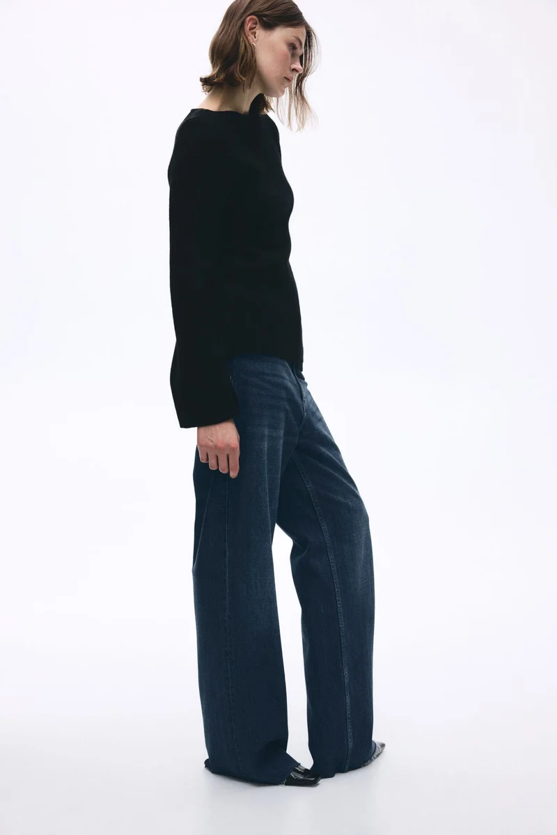 H&M Wide High Jeans