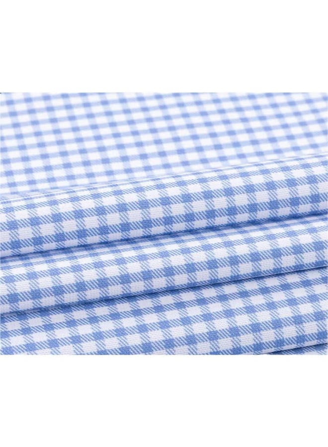 Firs Men'S Long Sleeve Shirt With Vinegar, Business Casual Wrinkle-Free Anti-Wrinkle Middle-Aged And Youth Shirt Green Plaid 42 - Image 3