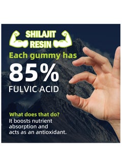 ShilaVigor ShilaVigor Advanced Collagen Shilajit Fudge 90 Veggie Gummies  - Image 3