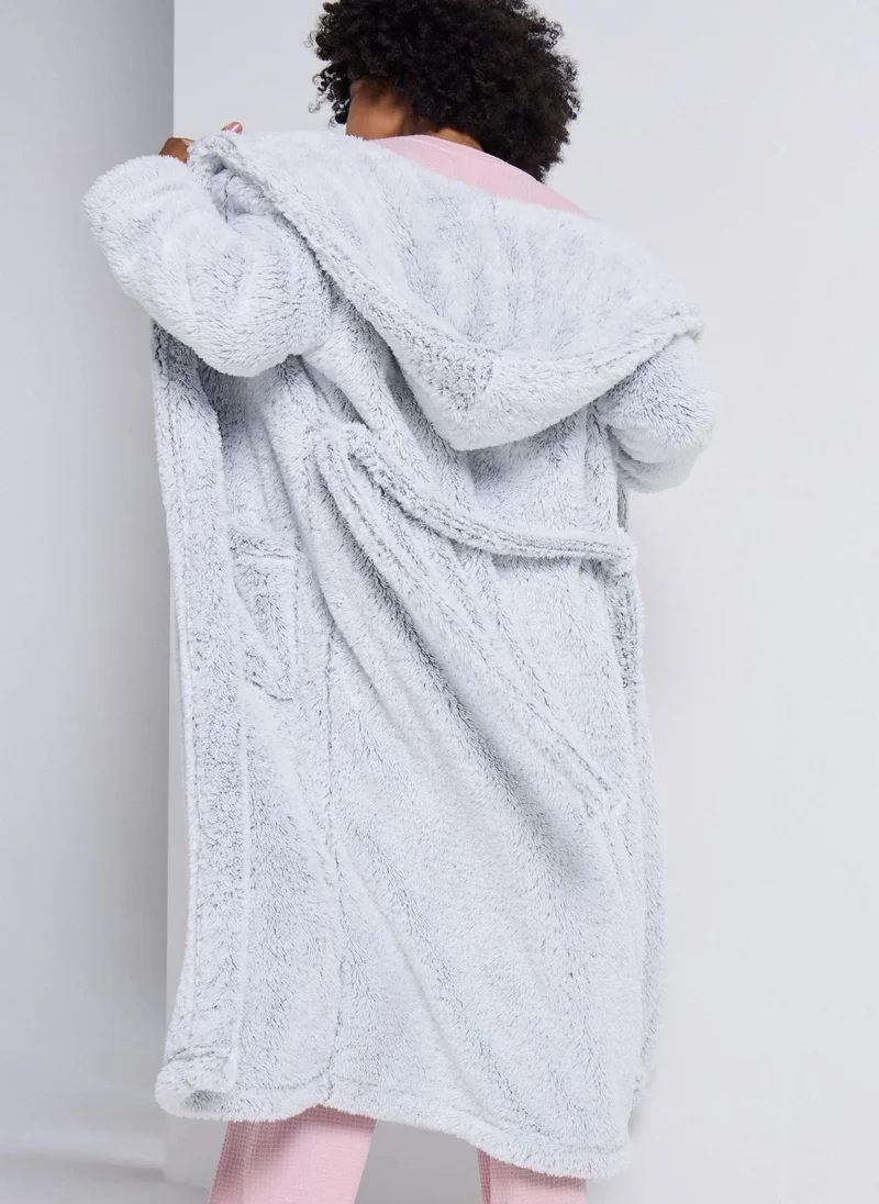 Matalan Grey Hollie Dressing Gown