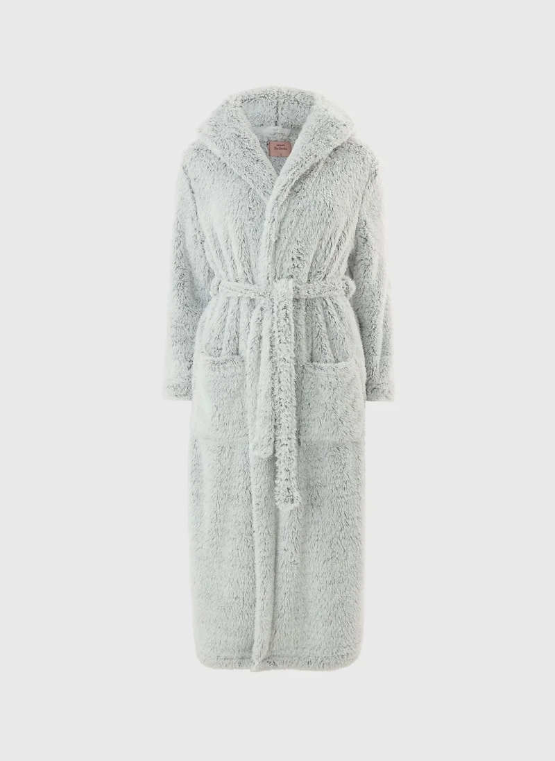 Matalan Grey Hollie Dressing Gown