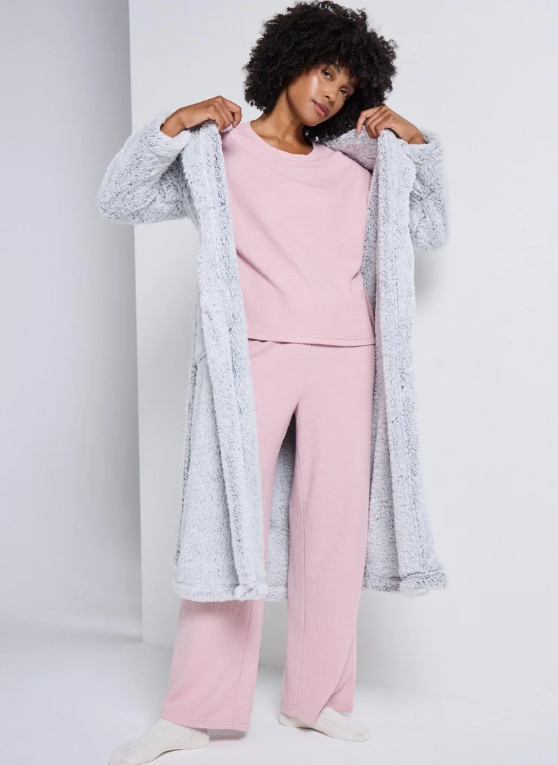 Matalan Grey Hollie Dressing Gown