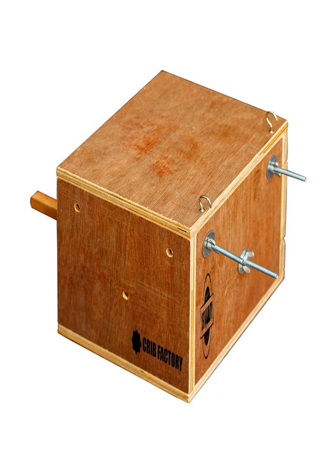 CRIB FACTORY | Wooden BREEDING Box for African Love Birds, Love Birds | 8x8x9 Inch - Image 3