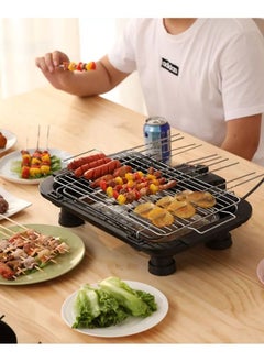 Generic Portable Electric Barbecue 2000W High Power Grill Indoor BBQ Grilling Table with 5 Adjustable Temperature fit Home Dinner Camping Travel Hiking  - Image 3
