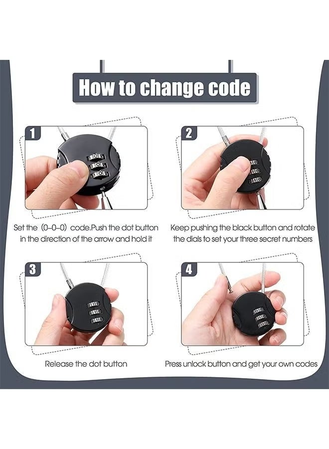 3 Digit Combination Padlock Code Lock - Image 5