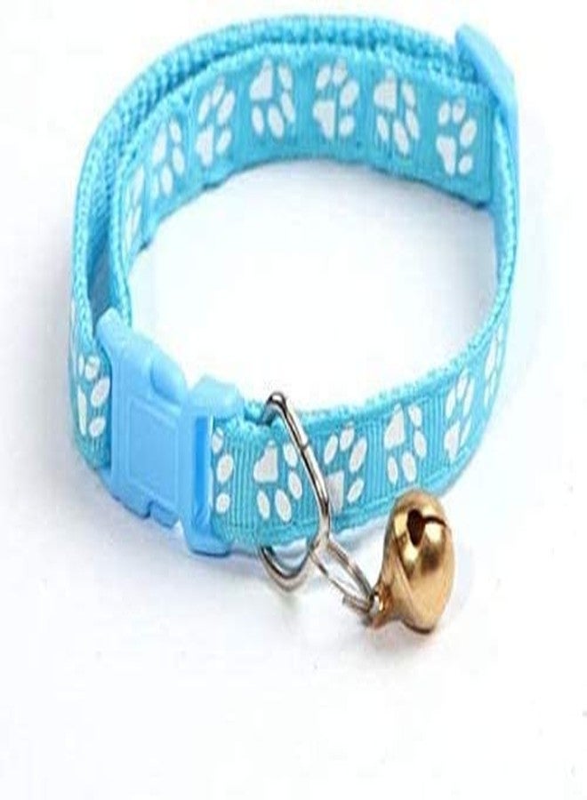 Furry Critters Imported Printed Collars with Bell for Dog, Puppy and Cat, Small, (Multicolor)