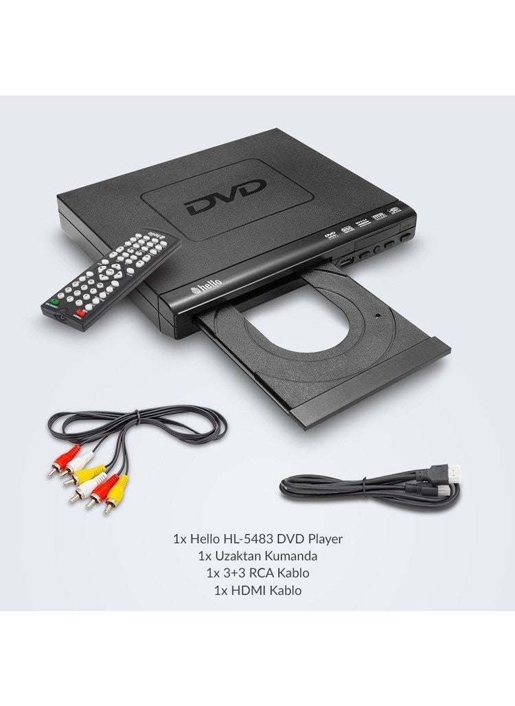 Hello - HL-5483 DVD Player with USB-HDMI-DIVX Control - Image 1