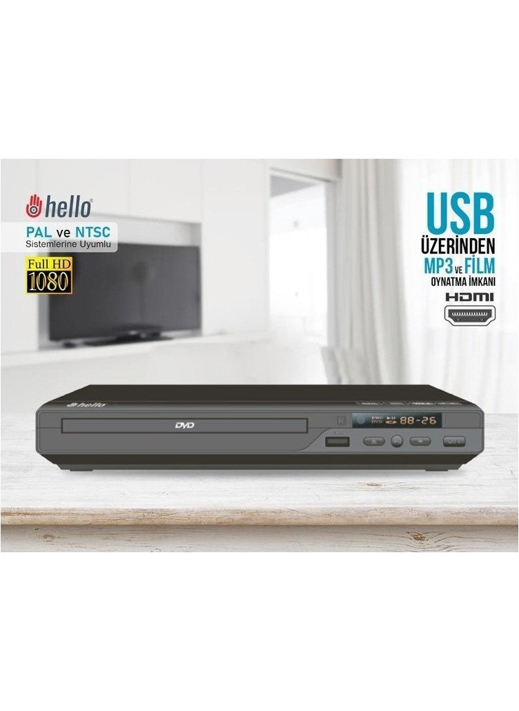 Hello - HL-5483 DVD Player with USB-HDMI-DIVX Control - Image 1