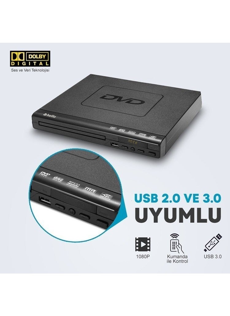 Hello - HL-5483 DVD Player with USB-HDMI-DIVX Control - Image 1