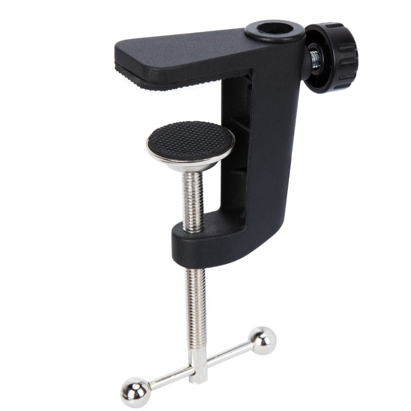 SUNMON Metal Desk Clamp For Microphone Suspension Boom Scissor Arm Stand Holder with Adjustable Screw by SUNMON - Image 1