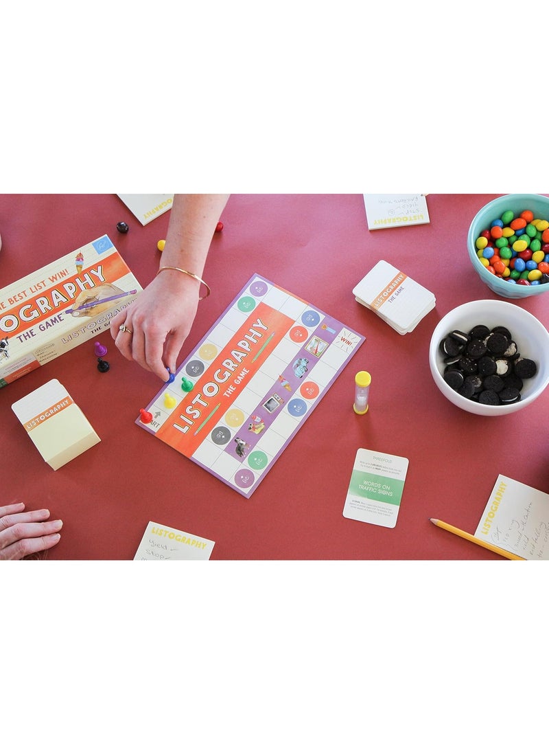 Chronicle Books Listography: The Game: May The Best List Win! (Board Games, Games for Adults, Adult Board Games)  - Image 3