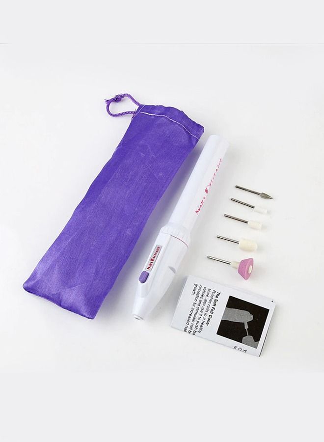 5esha 5-in-1 Electric Manicure Nail Drill File Grinder Grooming Kit - Image 1