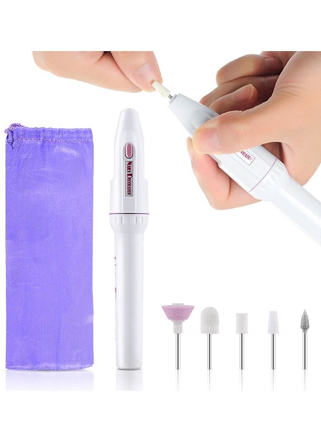 5esha 5-in-1 Electric Manicure Nail Drill File Grinder Grooming Kit - Image 2