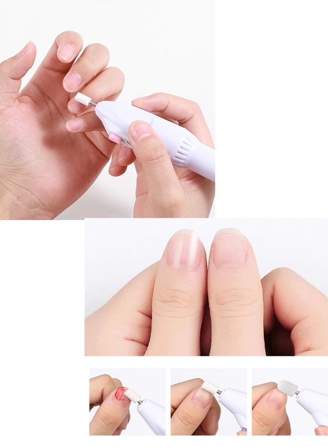 5esha 5-in-1 Electric Manicure Nail Drill File Grinder Grooming Kit - Image 5