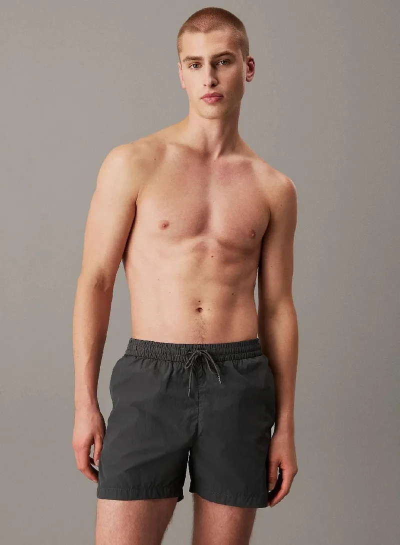 Double Waistband Swim Shorts - CK Soft Nylon