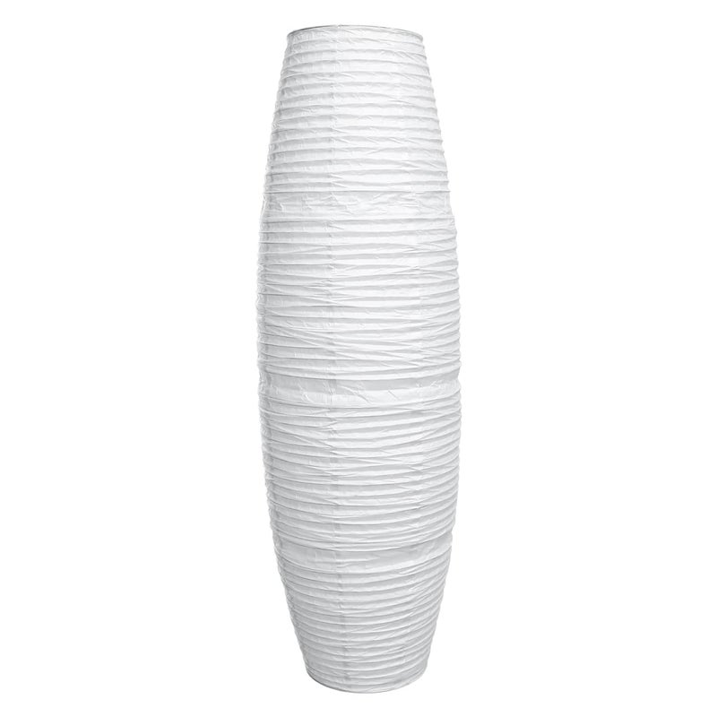 Uonlytech Paper Floor Lamp Shade Replacement Foldable Standing Lampshade Japanese Style Paper Floor Light Cover Accessories for Bedroom Floor Light White - Image 2