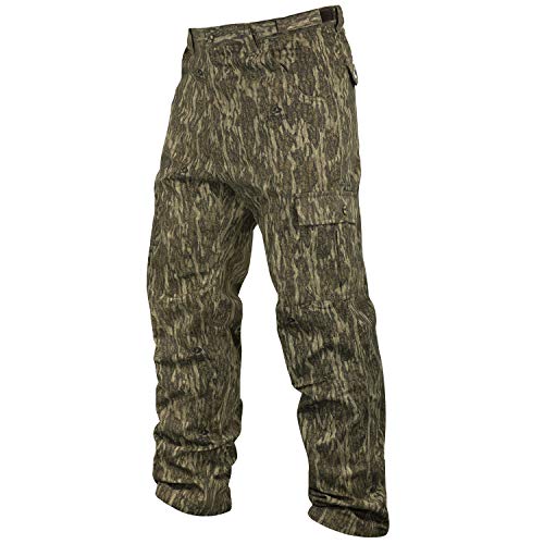 Mossy Oak Cotton Mill 20 Camo Hunting Pants for Men Camouflage Clothes Bottomland Medium - Image 1