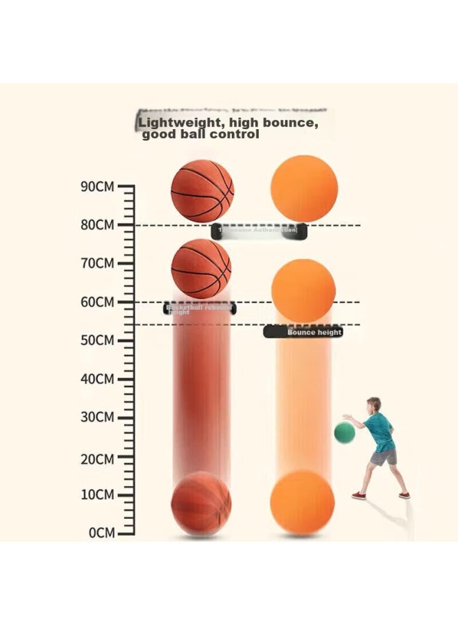 Coodora Silent Basketball, Noiseless Basketball, Children's Indoor Soundproof Sponge Ball, Size 5 Training Large Toy, Birthday Gift - Image 4