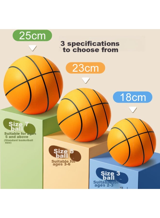 Coodora Silent Basketball, Noiseless Basketball, Children's Indoor Soundproof Sponge Ball, Size 5 Training Large Toy, Birthday Gift - Image 3